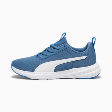 Rickie Runner Youth Sneakers, Blue Horizon-PUMA White-Hyperlink Blue, small