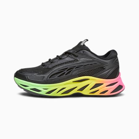 Sneakersy Exotek Base, PUMA Black-Green Gecko, small