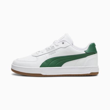 Puma Caven 2.0 Lux Unisex Sneakers, PUMA White-PUMA Silver-Vine-Gum, small-PHL