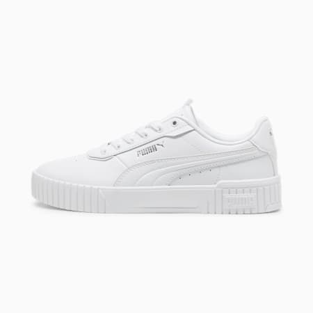 Carina 2.0 Lux Women's Sneakers, PUMA White-Vapor Gray-PUMA Silver, small-AUS