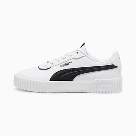 נעלי ספורט לנשים Carina 2.0 Lux, PUMA White-PUMA Black-Bronze, small-DFA