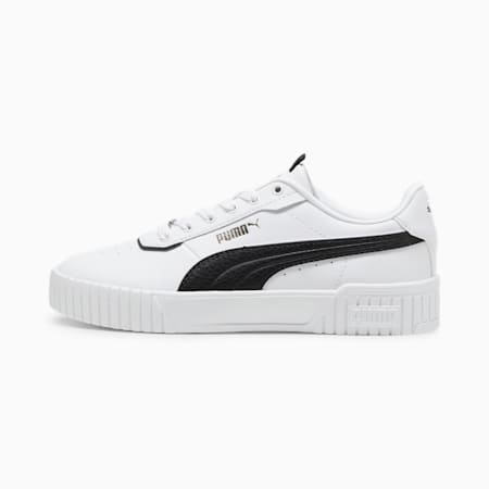 Carina 2.0 Lux Women's Sneakers, PUMA White-PUMA Black-Bronze, small-SEA