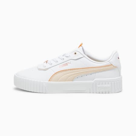 Carina 2.0 Lux Women's Sneakers, PUMA White-Rosebay-Peach Fizz-Rose Gold, small-PHL