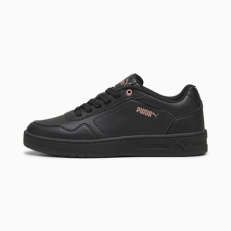 Court Classy Women's Sneakers, PUMA Black-Rose Gold, small-AUS