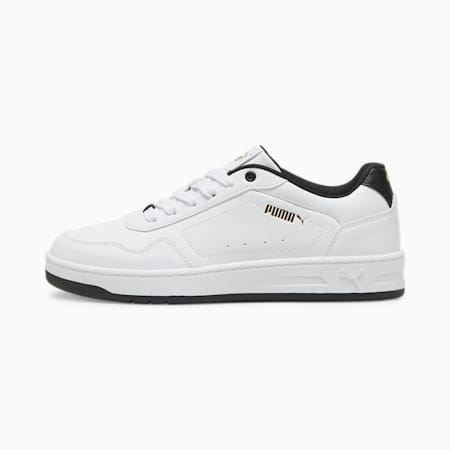 Court Classy Sneakers, PUMA White-PUMA Black-PUMA Gold, small