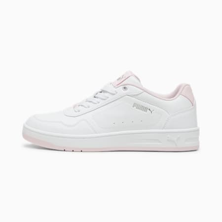 Court Classy Women's Sneakers, PUMA White-Whisp Of Pink-Puma Silver, small-AUS