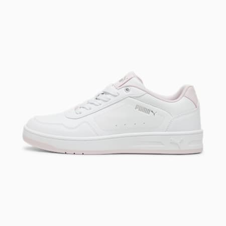 Court Classy Sneakers, PUMA White-Whisp Of Pink-Puma Silver, small