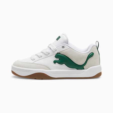 Sneakersy Park Lifestyle, PUMA White-Vine-Vapor Gray, small