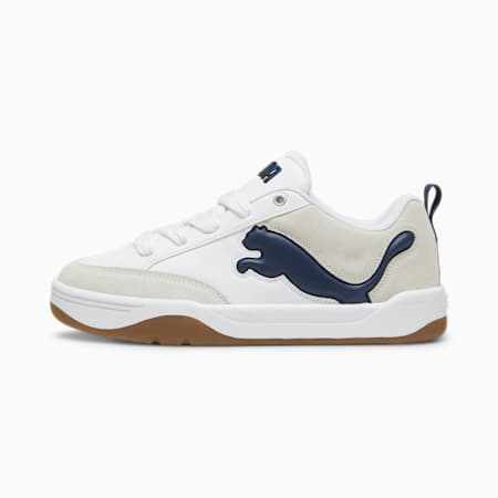 Park Lifestyle Sneakers, PUMA White-Club Navy-Vapor Gray, small-PHL