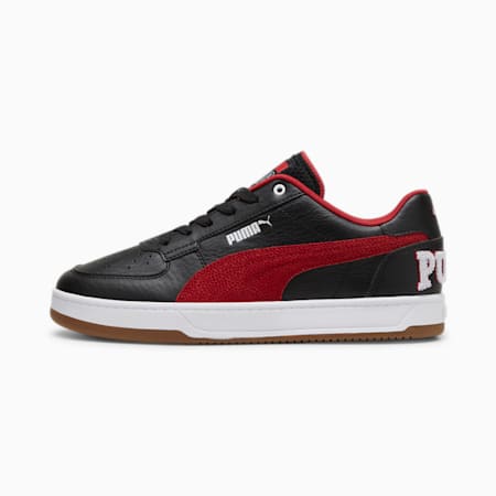 Sepatu Sneaker Unisex Puma Caven 2.0 Retro Club, PUMA Black-Club Red-PUMA White, small-IDN