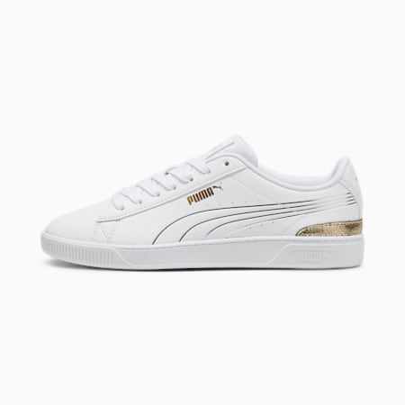 נעלי ספורט Vikky v3 Metallic Shine, PUMA White-PUMA Gold-PUMA Silver, small-DFA