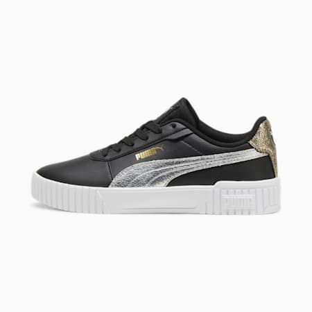 Carina 2.0 Metallic Shine Women's Sneakers, PUMA Black-PUMA Silver-PUMA Gold, small-AUS