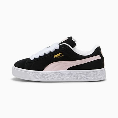 Suede XL sneakers uniseks, PUMA Black-Whisp Of Pink, small