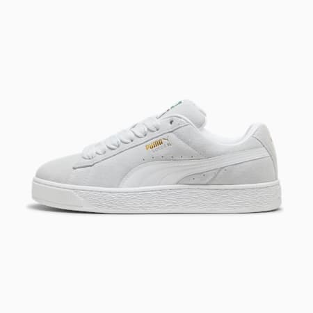 Suede XL Unisex Sneakers, Silver Mist-PUMA White, small-AUS