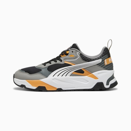 Trinity Desert Road Men's Sneakers, PUMA Black-PUMA White-Stormy Slate-Clementine, small-AUS