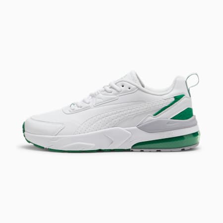 Vis2K Better Unisex Sneakers, PUMA White-PUMA White-Archive Green, small-AUS