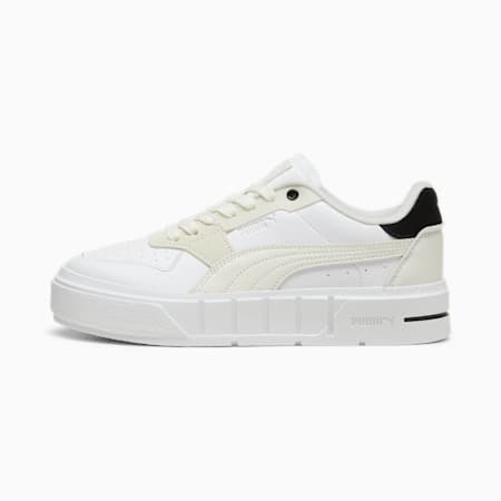 PUMA Cali Court PureLuxe Women's Sneakers, PUMA Black-Warm White, small-AUS