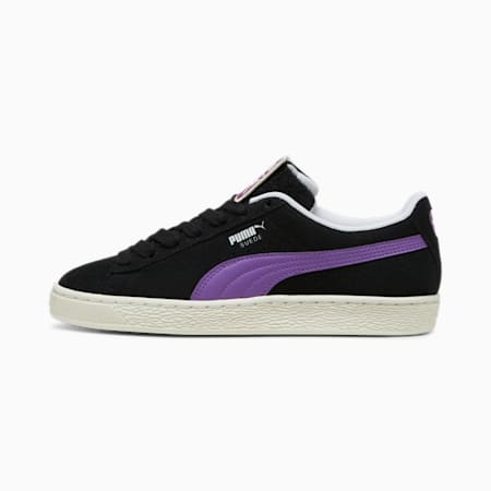 Suede Patch Sneakers, PUMA Black-Ultraviolet, small