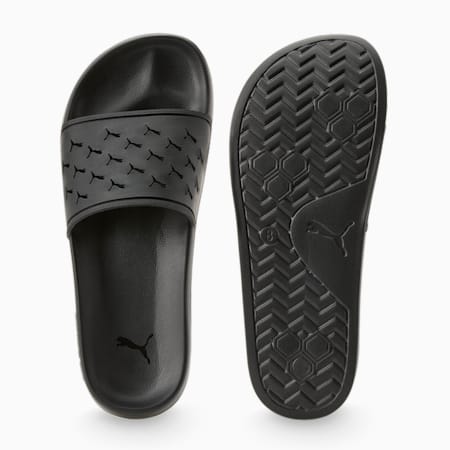 Leadcat 2.0 Cut Out Unisex Sandals, PUMA Black, small-AUS