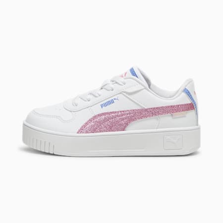 Baskets Carina Street Deep Dive Bébé, PUMA White-Fast Pink-Blue Skies, small