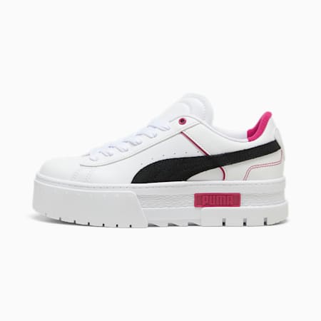 Mayze Queen of Hearts sneakers voor dames, PUMA White-PUMA Black, small