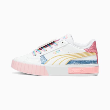 PUMA x LOL SURPRISE Cali Star sneakers voor kinderen, PUMA White-Flaxen-Racing Blue, small