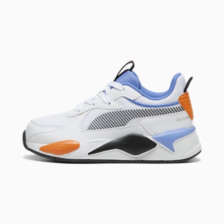 RS-X Sneakers Kinder, PUMA White-Blue Skies, small