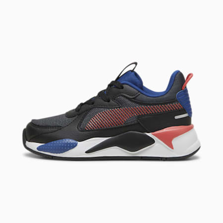 Dziecięce sneakersy RS-X, Strong Gray-Active Red, small