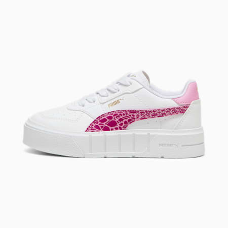 Cali Court Animal Sneakers - Girls 4-8 years, PUMA White-Magenta Gleam, small-AUS