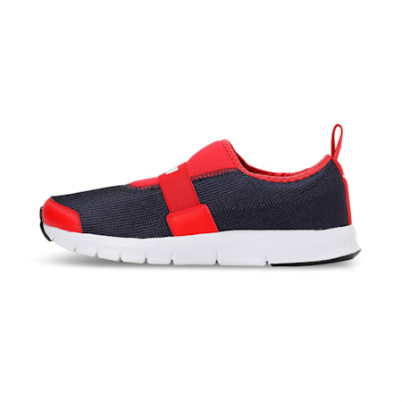 Puma Flex V1 Youth Sneakers, Peacoat-High Risk Red-Puma White, small-IND