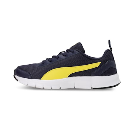 Racer V2 Youth Sneakers, Peacoat-Blazing Yellow, small-IND