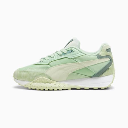 Damskie sneakersy Blktop Rider „Retreat Yourself”, Pure Green-Green Illusion, small