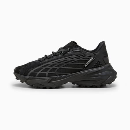 PUMA x PLEASURES Spirex Sneakers, PUMA Black, small-DFA