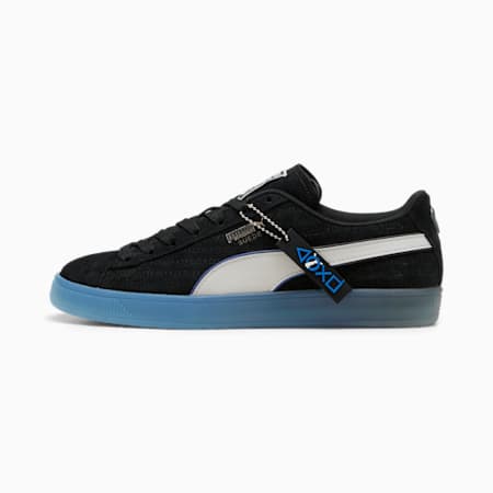 PUMA x PLAYSTATION Suede Sneakers, PUMA Black-Glacial Gray, small-DFA