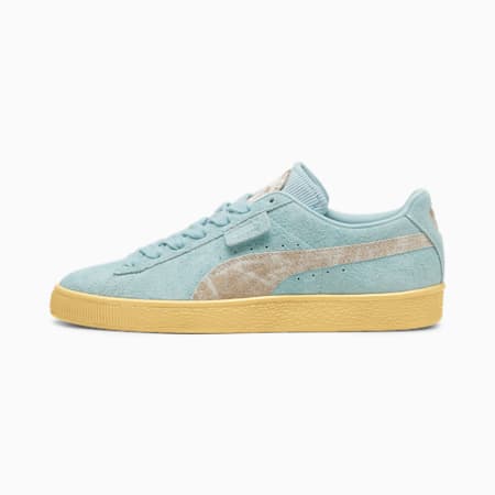 Puma suede platform halogen blue top