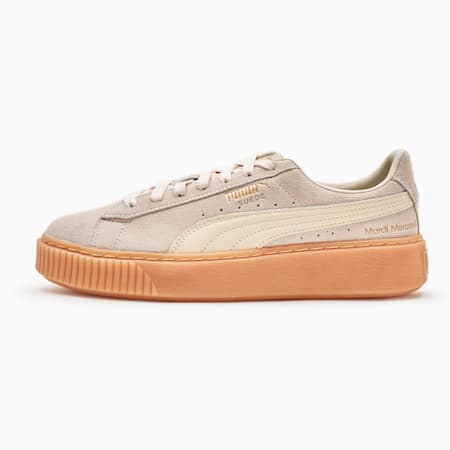 스웨이드 플랫폼 마르디 메크르디<br>Suede Platform Mardi Mercredi, Alpine Snow-Alpine Snow, small-KOR