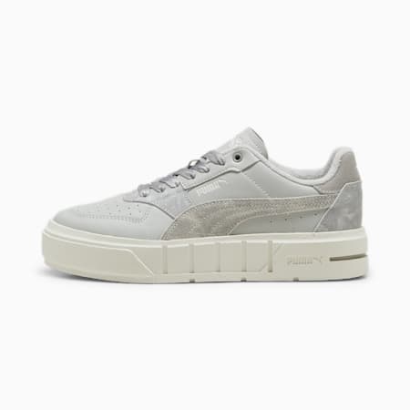 PUMA Cali Court 'Retreat Yourself' Women's Sneakers, Cool Light Gray-Vapor Gray, small