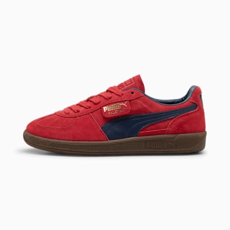 Sneakersy unisex Palermo, Club Red-Club Navy, small