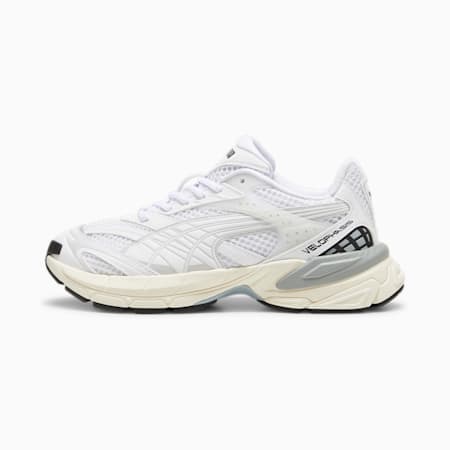 Velophasis Unisex Sneakers, PUMA White-Cool Mid Gray, small-AUS