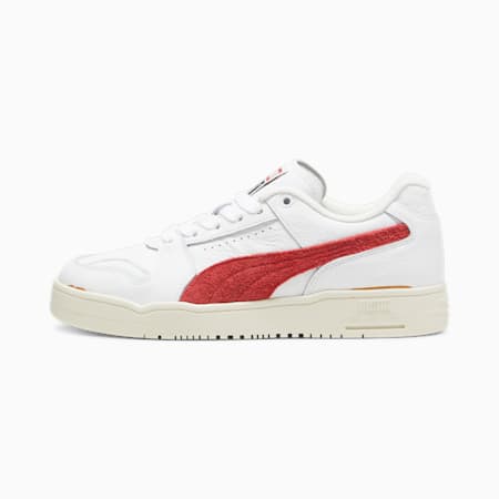 รองเท้าผ้าใบ Slipstream Lo NeverWorn III, PUMA White-Club Red-Warm White, small-THA