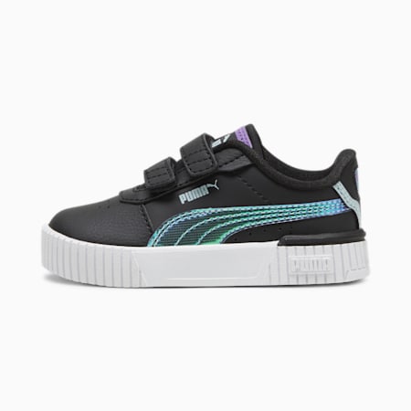 Carina 2.0 Deep Dive Sneakers Babys, PUMA Black-Ultraviolet-Turquoise Surf, small
