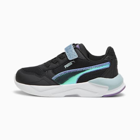 Sneakers X-Ray SpeedLite Deep Dive da bambini, PUMA Black-Ultraviolet-Turquoise Surf, small