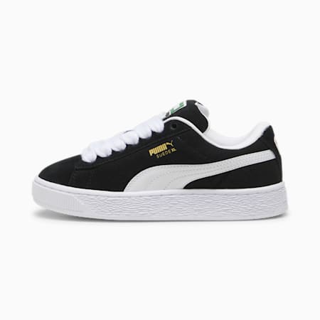Suede XL Youth Sneakers, PUMA Black-PUMA White, small