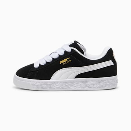 Suede XL Sneakers Kinder, PUMA Black-PUMA White, small