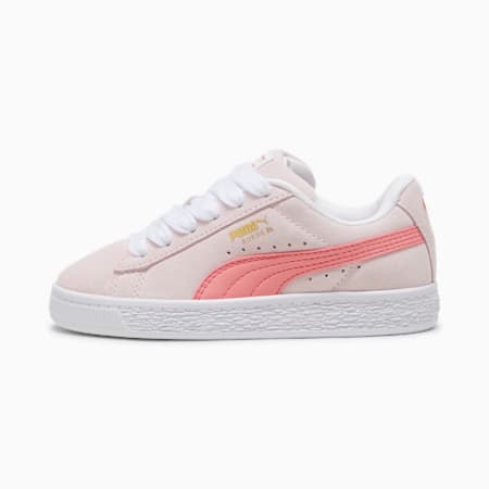 Suede XL sneakers voor kinderen, Whisp Of Pink-Passionfruit, small