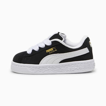 Suède XL sneakers voor peuters, PUMA Black-PUMA White, small