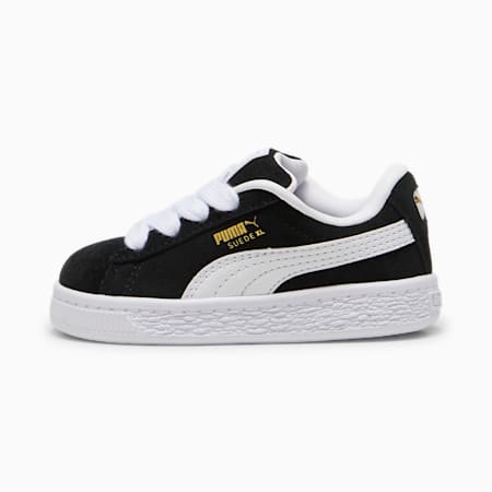 Zapatillas Suede XL para niños pequeños, PUMA Black-PUMA White, small