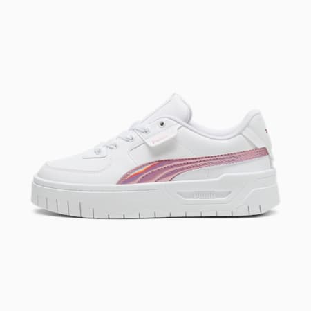 Cali Dream Iridescent Youth Sneakers, PUMA White-Rose Gold, small