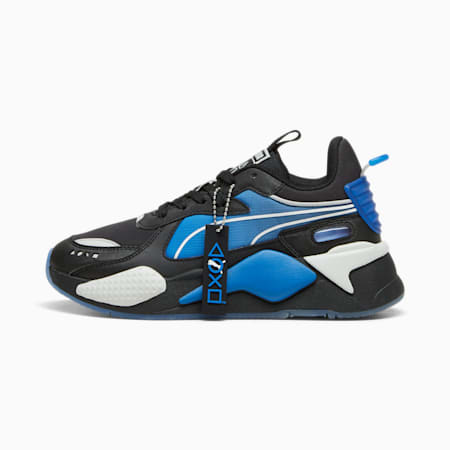 PUMA x PLAYSTATION RS-X Youth Sneakers, PUMA Black-PUMA Team Royal, small-SEA