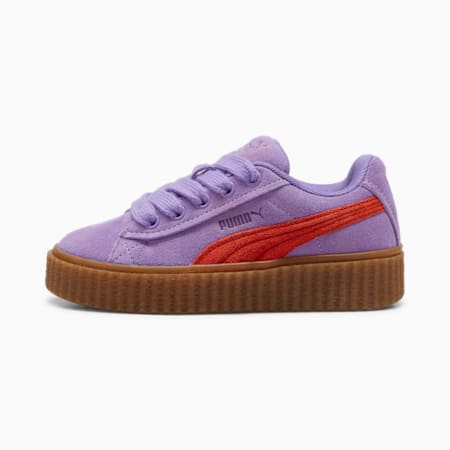 FENTY x PUMA Creeper Phatty Sneakers Kids, Lavender Alert-Burnt Red-Gum, small-SEA